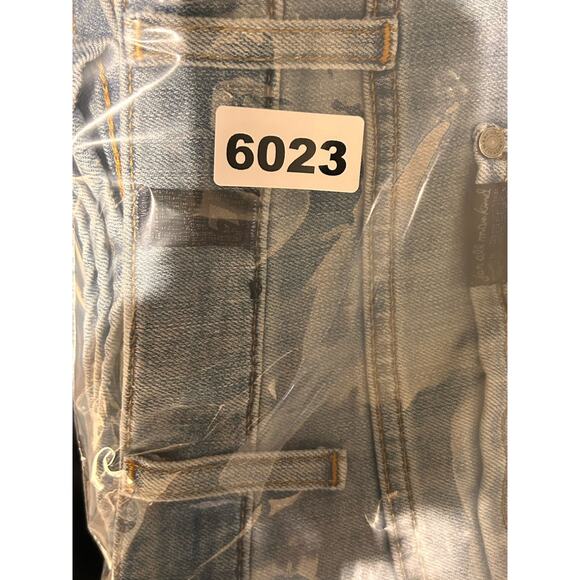 7 For All Mankind Jeans Mens 38x33 Blue Adrien Italian Fabric Denim Zip Fly - Picture 7 of 7